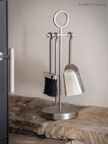 Garden Trading Silver Paxford Fireside Tool Set (H45175) | £38