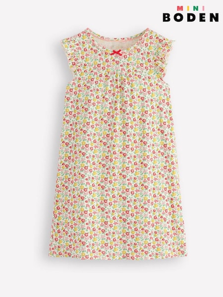 Boden Cream Short Sleeve Nightie (H45273) | £27 - £32