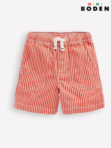 Boden Red Pull-On Shorts (H45341) | £23 - £27