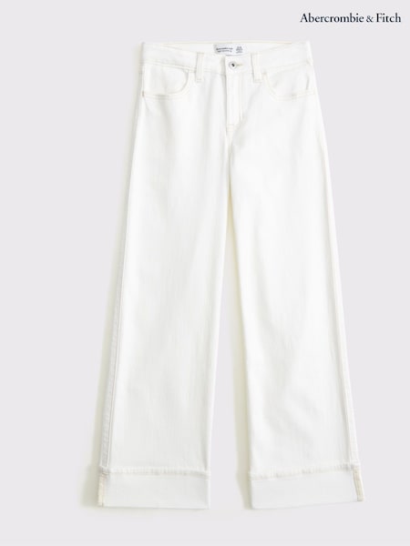 Abercrombie & Fitch High Rise Wide Leg Jeans (H45865) | £49
