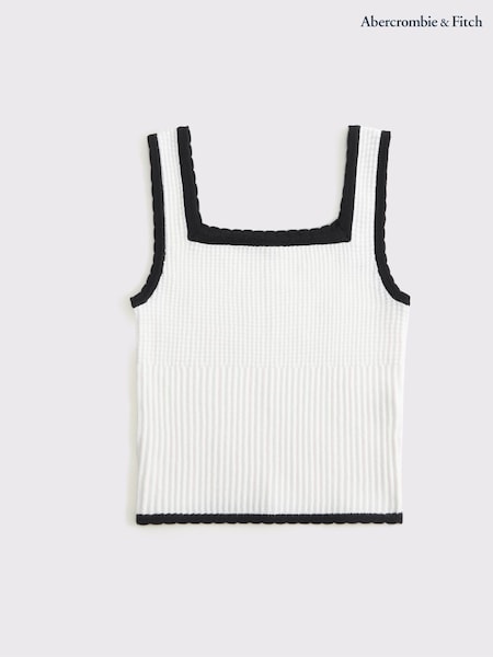 Abercrombie & Fitch Square Neck Sweater Tank Top (H45877) | £29