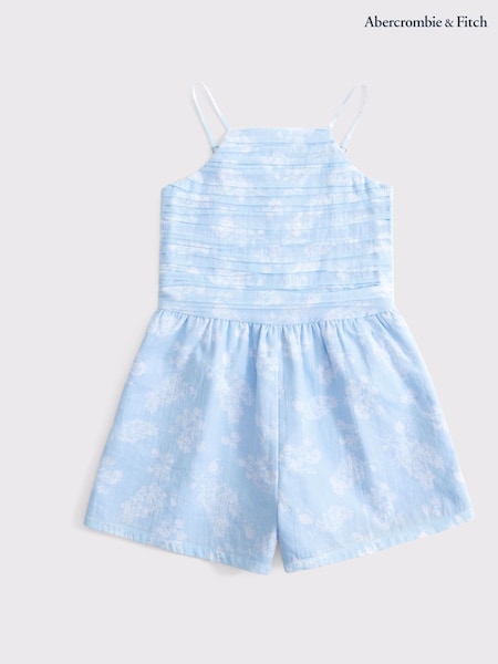 Abercrombie & Fitch Blue Halter Neck Romper (H45884) | £39