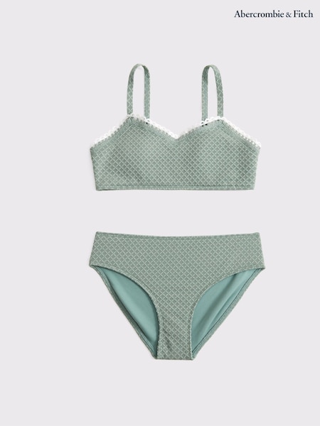 Abercrombie & Fitch Triangle Trim Top Bikini Set (H45898) | £40