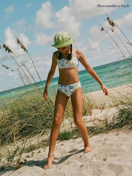 Abercrombie & Fitch Triangle Trim Top Bikini Set (H45899) | £40