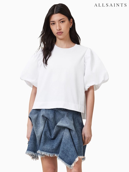 AllSaints White Jess T-Shirt (H45905) | £99