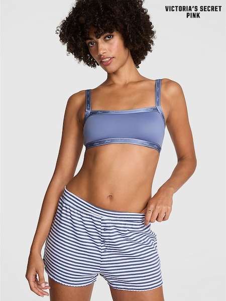 Victoria's Secret PINK Dusty Iris Blue Pyjama Short Bottoms (H45966) | £19
