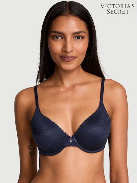 Victoria's Secret Noir Navy Blue Lightly Lined Full Cup Bra (H45998) | £39