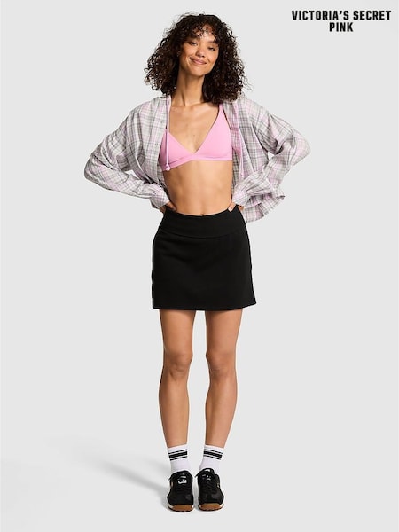 Victoria's Secret PINK Black Fleece Skort (H46012) | £36