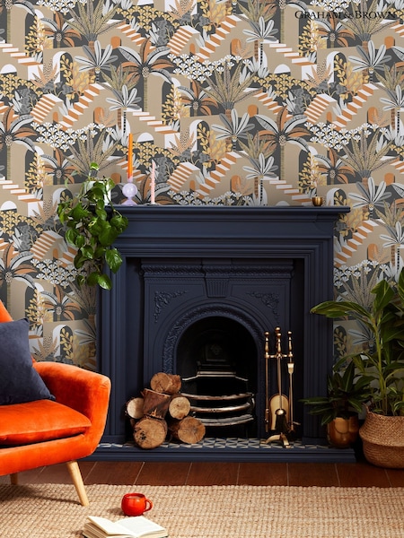 Graham & Brown Ochre Envy Vacay 10M Wallpaper (H46236) | £46