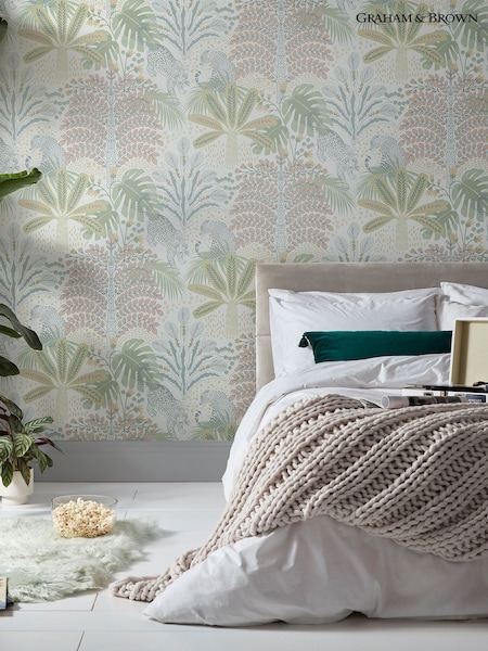 Graham & Brown Pastels Envy Savannah 10M Wallpaper (H46241) | £46