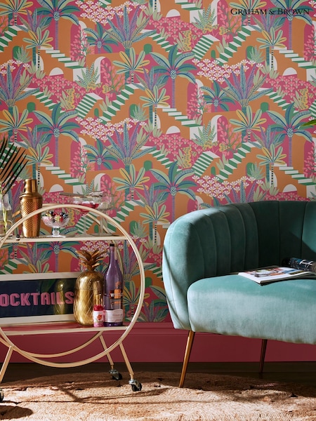 Graham & Brown Summer Heat Envy Vacay 10M Wallpaper (H46249) | £46