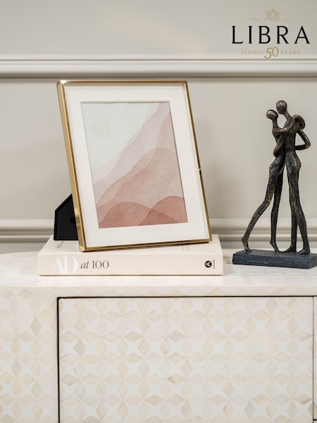Libra Interiors Gold Strand Photo Frame Iron 20x25cm 3D (H46343) | £50