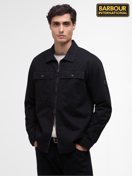 Barbour® International Black Arkle Overshirt (H46472) | £119