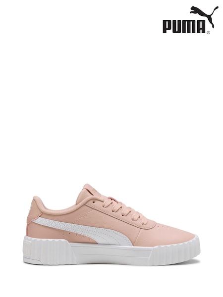 Puma Pink Kids Youth Carina 3.0 Sneakers (H46529) | £38