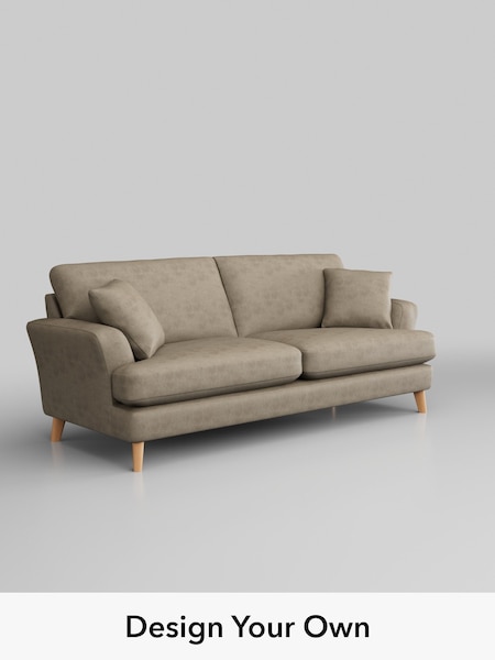 Monza Faux Leather Easy Clean/Mink Brown Conway Relaxed Sit (H46563) | £1,450