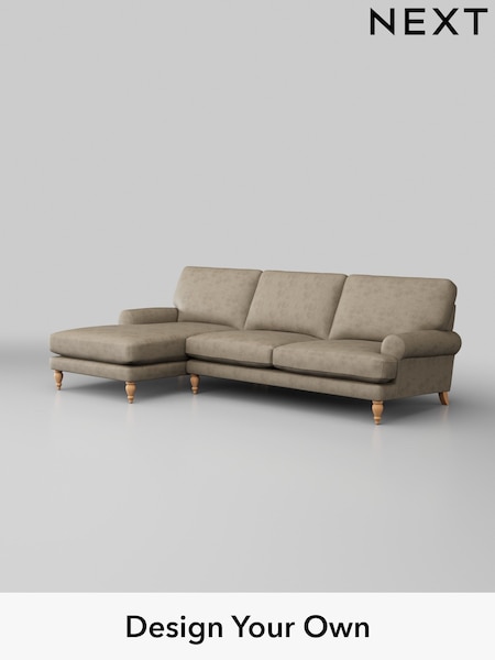 Monza Faux Leather Easy Clean/Mink Brown Erin Deep Relaxed Sit (H46564) | £1,975