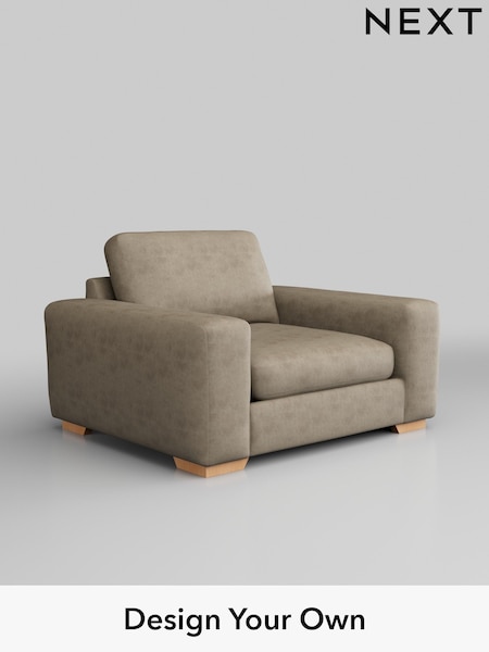 Monza Faux Leather Easy Clean/Mink Brown Houghton Deep Sit (H46565) | £975