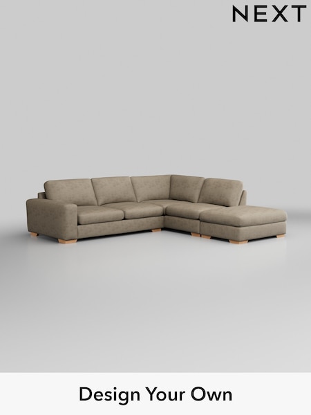 Monza Faux Leather Easy Clean/Mink Brown Houghton Deep Sit (H46565) | £2,599