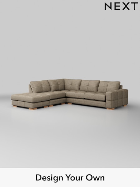 Monza Faux Leather Easy Clean/Mink Brown Brooke Deep Sit (H46566) | £2,825