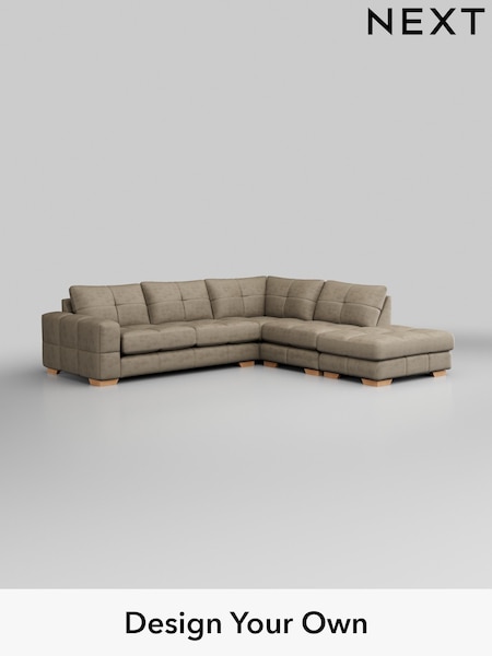 Monza Faux Leather Easy Clean/Mink Brown Brooke Deep Sit (H46566) | £2,825