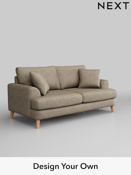 Monza Faux Leather Easy Clean/Mink Brown Parker (H46567) | £1,375