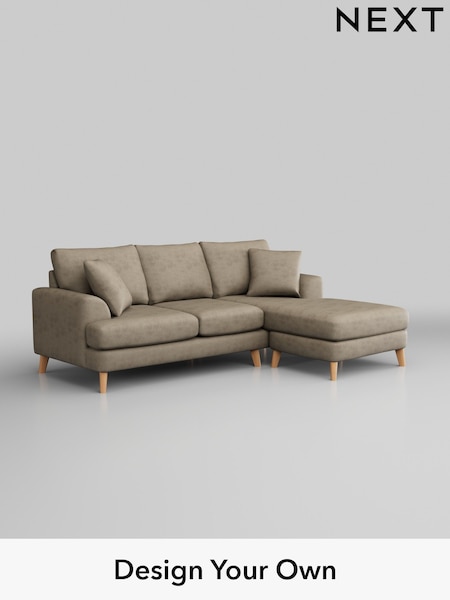 Monza Faux Leather Easy Clean/Mink Brown Parker (H46567) | £1,775