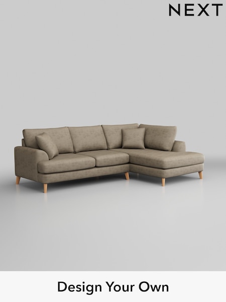 Monza Faux Leather Easy Clean/Mink Brown Parker (H46567) | £2,250
