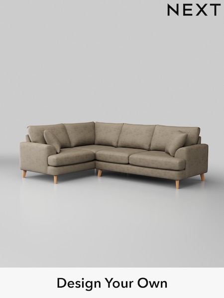 Monza Faux Leather Easy Clean/Mink Brown Parker (H46567) | £2,325