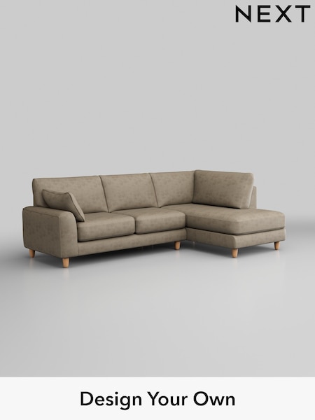Monza Faux Leather Easy Clean/Mink Brown Campbell (H46568) | £1,875
