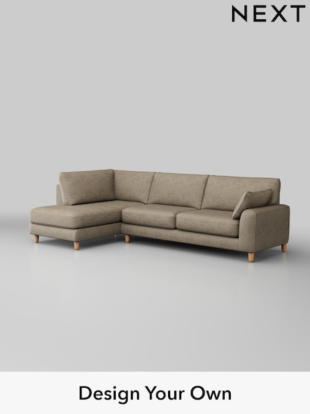 Monza Faux Leather Easy Clean/Mink Brown Campbell (H46568) | £1,975