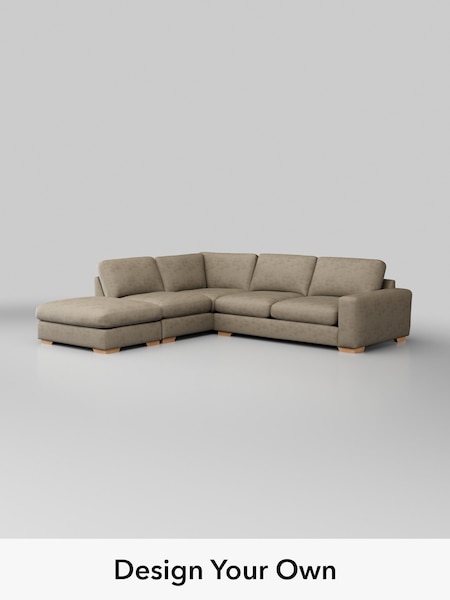 Monza Faux Leather Easy Clean/Mink Brown Houghton Deep Relaxed Sit (H46581) | £2,675