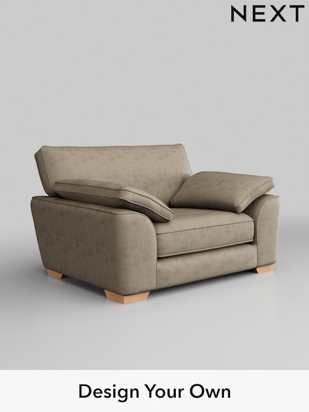 Monza Faux Leather Easy Clean/Mink Brown Stamford Grand Relaxed Sit (H46584) | £1,299