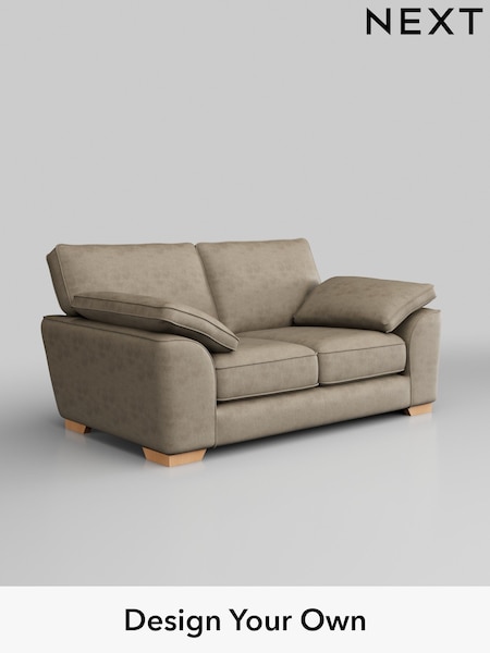 Monza Faux Leather Easy Clean/Mink Brown Stamford Grand Relaxed Sit (H46584) | £1,625