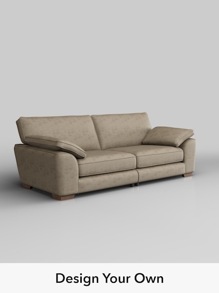 Monza Faux Leather Easy Clean/Mink Brown Stamford Grand Relaxed Sit (H46584) | £1,799