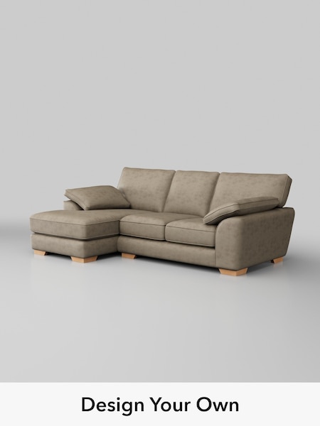 Monza Faux Leather Easy Clean/Mink Brown Stamford Grand Relaxed Sit (H46584) | £2,275