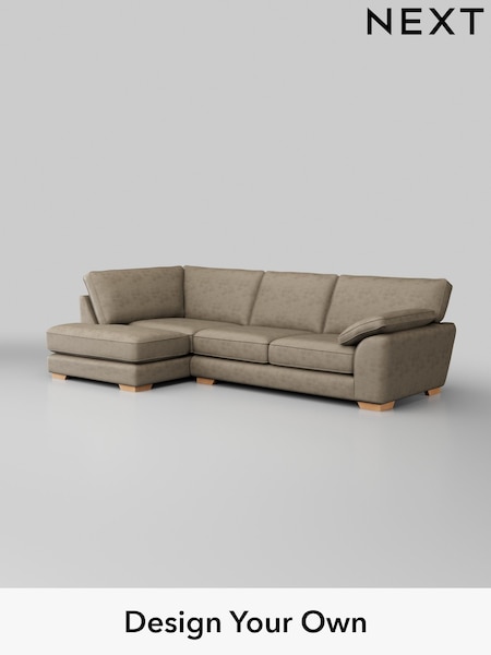 Monza Faux Leather Easy Clean/Mink Brown Stamford Grand Relaxed Sit (H46584) | £2,525