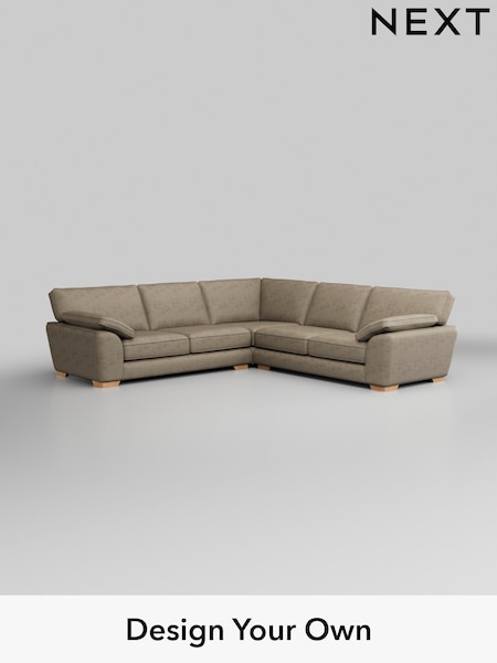 Monza Faux Leather Easy Clean/Mink Brown Stamford Grand Relaxed Sit (H46584) | £3,025
