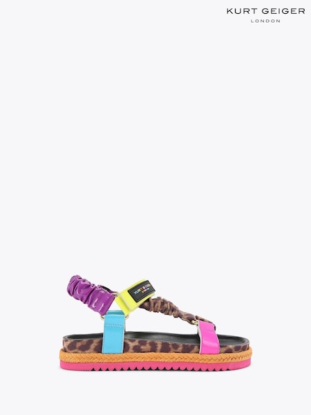Kurt Geiger London Pink Mini Orion Espadrille Sandals (H46828) | £49