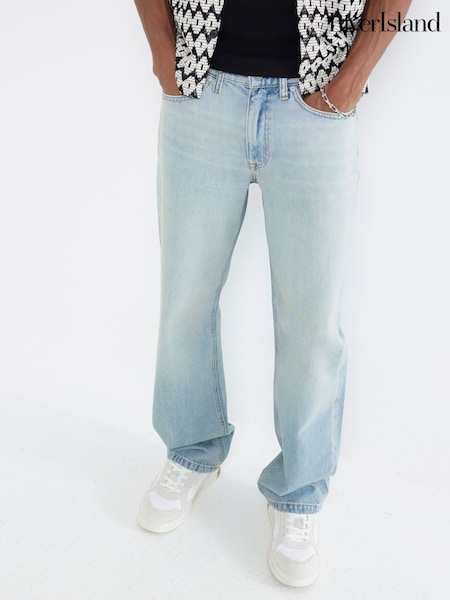 River Island Blue Loose Fit Jeans (H47362) | £40