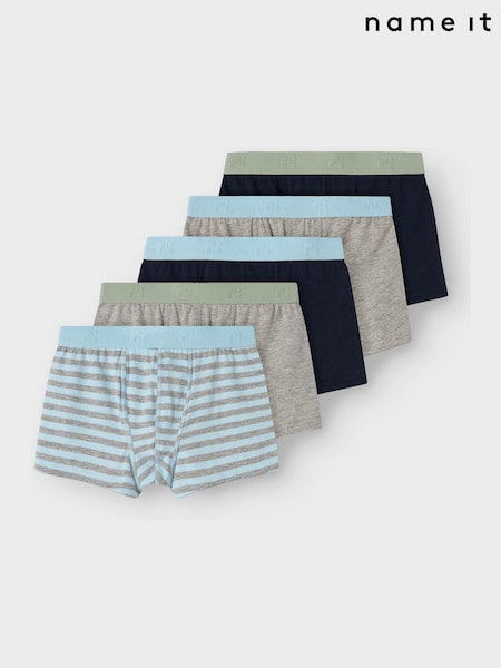 Name It Blue Boxers 5 Pack (H47385) | £25