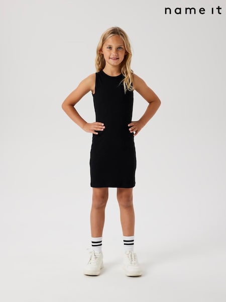 Name It Black Sleeveless Jersey Dress (H47396) | £14