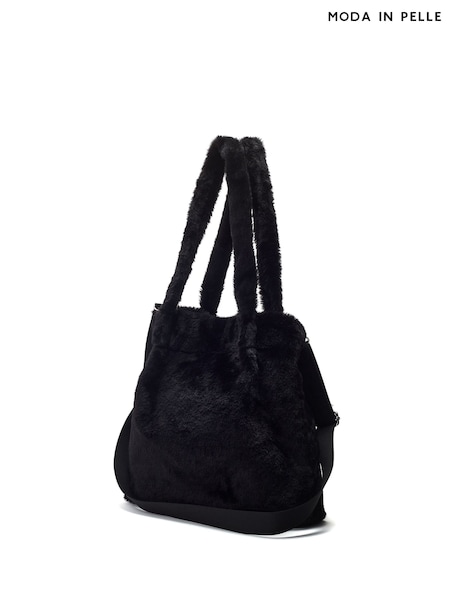 Moda in Pelle Bambi Fluffy Shoulder Bag (H47461) | £39