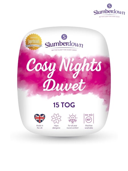 Slumberdown Cosy Nights 15 Tog Duvet (H47475) | £28 - £42