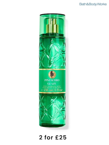 Bath & Body Works Pistachio Glaze Fine Fragrance Mist 8 fl oz / 236 mL Full Size (H47527) | £18
