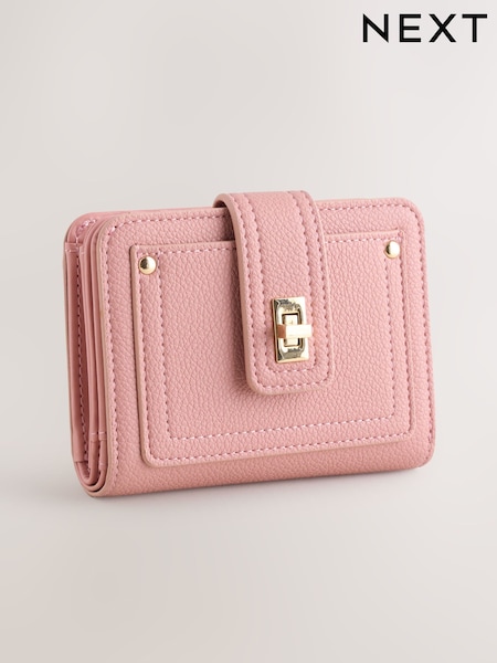 Mink/Pink Buckle Midi Purse (H47533) | £16