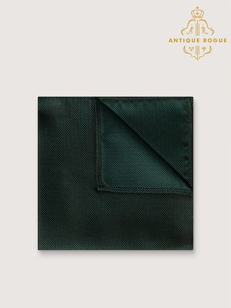 Antique Rogue Green Texture Handkerchief (H47544) | £10