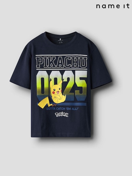Name It Blue Pokemon Short Sleeve Graphic T-Shirt (H47633) | £18