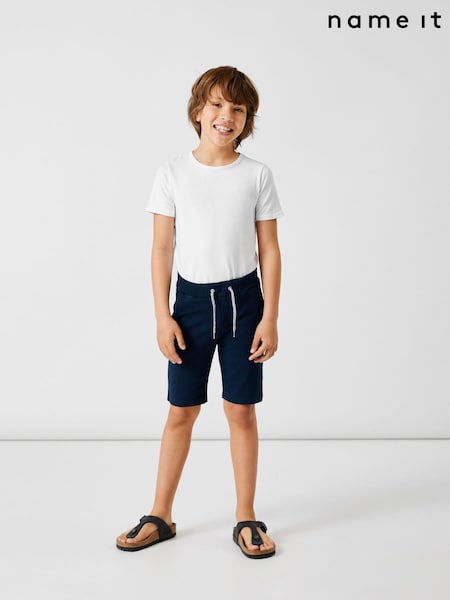 Name It Blue 100% Cotton Sweat Shorts (H47664) | £12