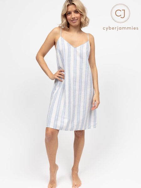 Cyberjammies Blue Edit Short Nightdress (H47725) | £35