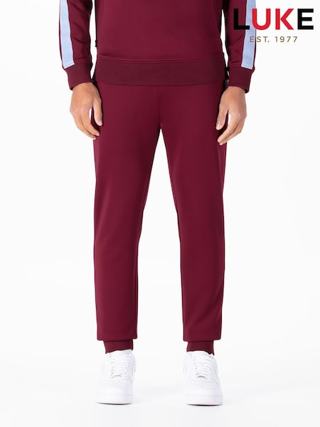 Luke 1977 Red TTTJ Claret Joggers (H47738) | £45
